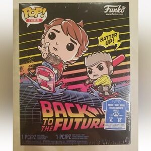 Funko Vinyl Pop Figure & XL Back To The Future Marty McFly T-Shirt NEW IN BOX